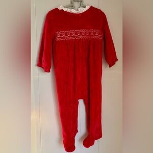 Next red velours sleeper